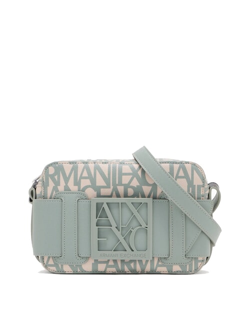 ARMANI EXCHANGE LOGO ALL OVER Camera case valley/sage - Borse Donna