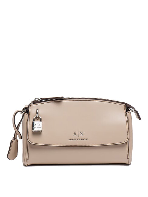 ARMANI EXCHANGE JANE Borsa a tracolla con lucchetto rose mirage/dark doha - Borse Donna