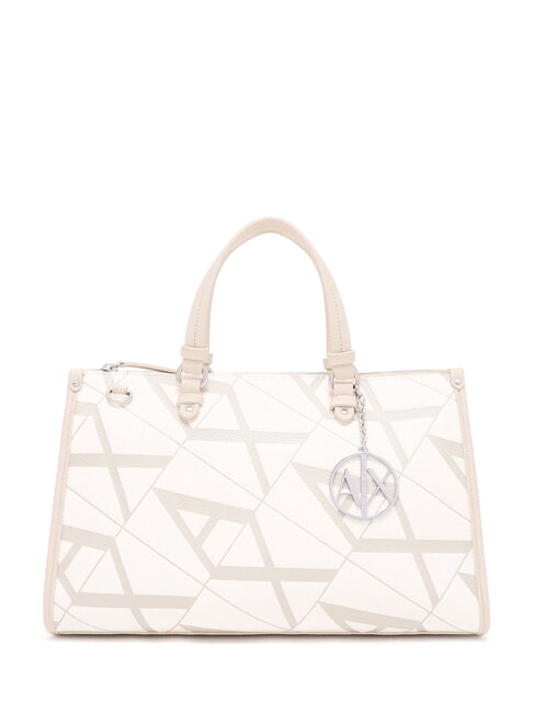 ARMANI EXCHANGE GYNGER Borsa a mano con tracolla white/valley - Borse Donna