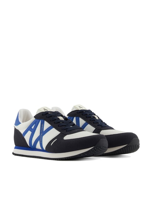 ARMANI EXCHANGE RIO Sneakers basse deep navy+off white - Scarpe Uomo