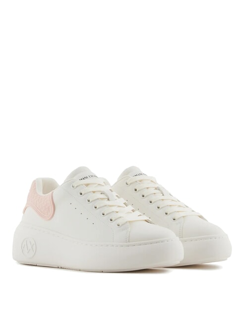 ARMANI EXCHANGE A|X Sneakers Donna off white+light rose - Scarpe Donna