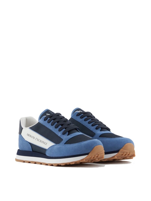 ARMANI EXCHANGE OSAKA Sneakers Uomo blue+navy+off white - Scarpe Uomo