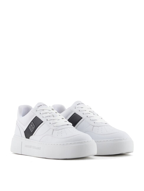 ARMANI EXCHANGE A|X Sneakers con banda laterale MULTICOLOR / OP.WHITE+BLACK - Scarpe Donna