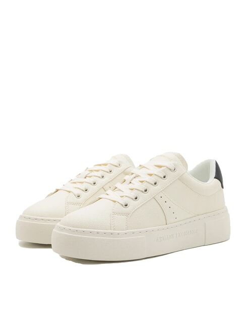 ARMANI EXCHANGE A|X Sneakers off white+black - Scarpe Donna