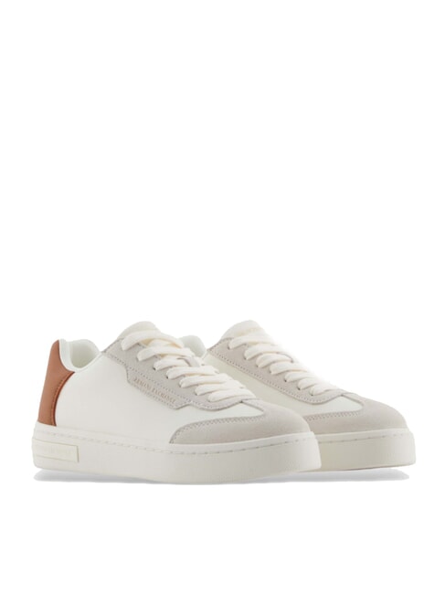ARMANI EXCHANGE A|X Sneakers con dettaglio a contrasto off white+caram.cafe - Scarpe Donna
