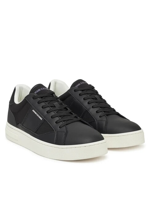 ARMANI EXCHANGE A|X Sneakers con inserti a contrasto BLACK/REFBLACK - Scarpe Uomo