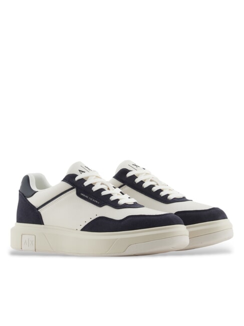 ARMANI EXCHANGE A|X Sneakers off white+deep navy - Scarpe Uomo