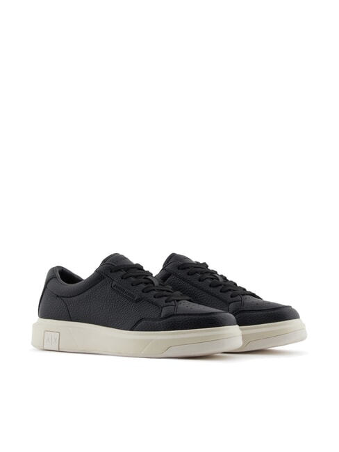 ARMANI EXCHANGE A|X Sneakers basic con impunture Nero/nero - Scarpe Uomo
