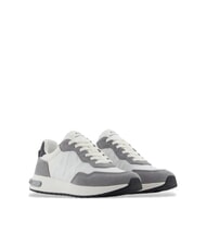 ARMANI EXCHANGE A|X Sneakers con maxi logo laterale neutral grey+off wht - Scarpe Uomo - 1