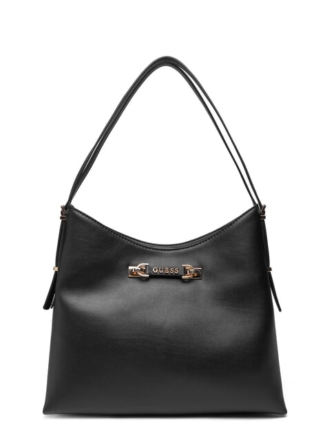 GUESS LEFIA Borsa a spalla NERO - Borse Donna