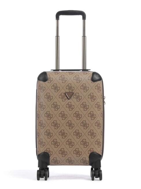 GUESS BERTA 18 Trolley bagaglio a mano latte logo/brown - Bagagli a mano