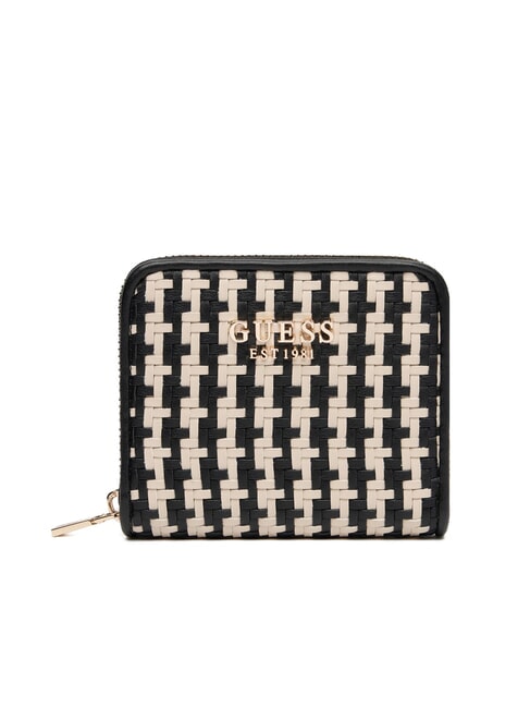 GUESS MIREMA Portafoglio intrecciato piccolo blackmulti - Portafogli Donna