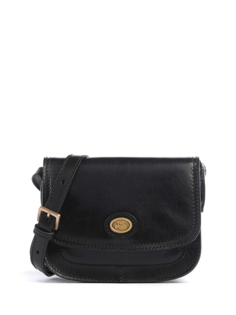 THE BRIDGE STORY DONNA Mini Bag a tracolla, in pelle Nero Oro - Borse Donna
