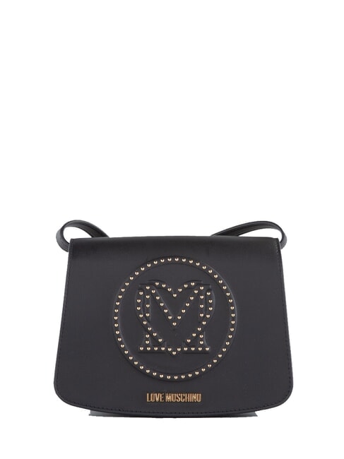 LOVE MOSCHINO LITTLE STUDS Borsa piccola a tracolla con borchiette Nero - Borse Donna