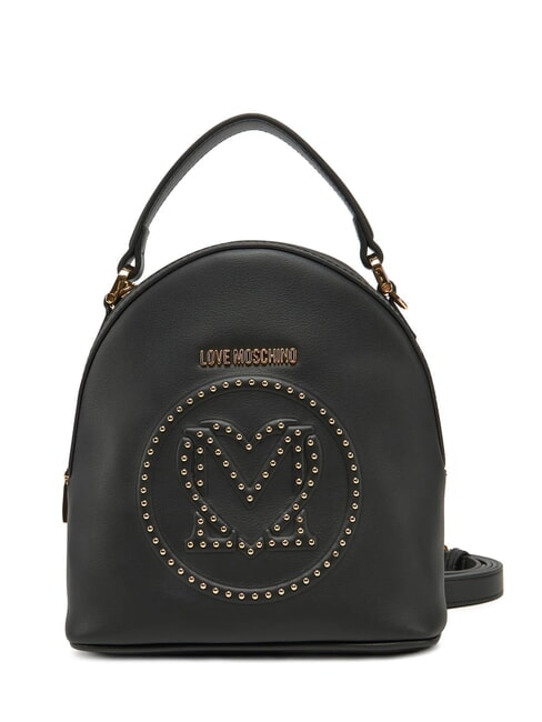 LOVE MOSCHINO SMART DAILY Mini zaino con borchiette Nero - Borse Donna
