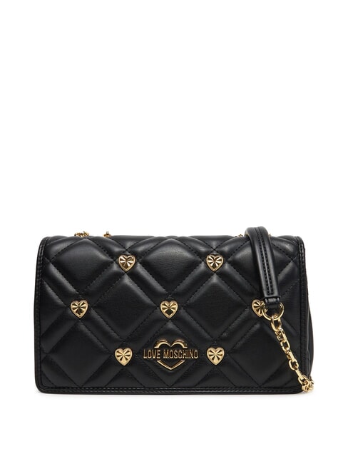 LOVE MOSCHINO SWEET STUDS Borsa a spalla con catena Nero - Borse Donna