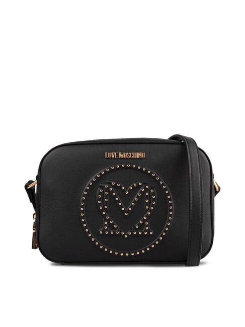 LOVE MOSCHINO LITTLE STUDS Borsa camera case con borchiette Nero - Borse Donna