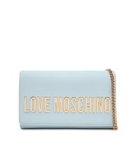 LOVE MOSCHINO BOLD LOGO Borsa con flap e tracolla catena - Borse Donna