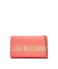LOVE MOSCHINO BOLD LOGO Borsa con flap e tracolla catena - Borse Donna