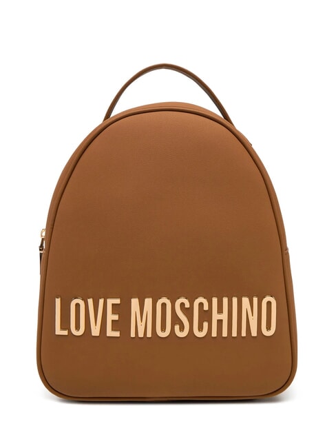 LOVE MOSCHINO LETTERING Zaino cammello - Borse Donna