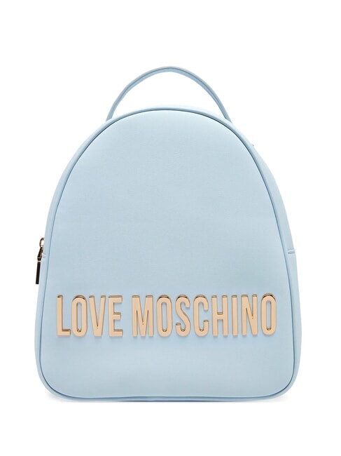 LOVE MOSCHINO LETTERING Zaino Azzurro chiaro - Borse Donna