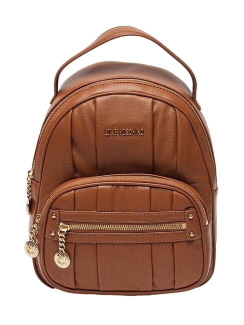 LOVE MOSCHINO BAGGY Zaino con tasca cammello - Borse Donna