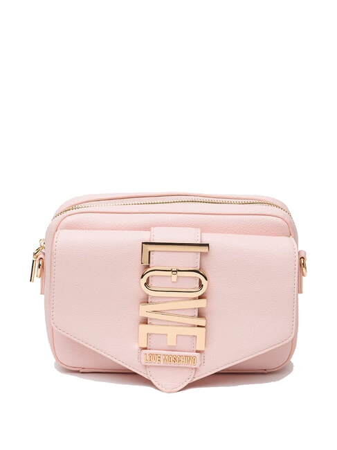 LOVE MOSCHINO VERTICAL LOGO Mini Bag a tracolla cipria - Borse Donna