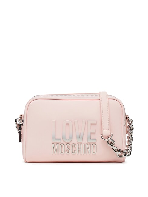 LOVE MOSCHINO BIG LETTERING Mini Bag a tracolla cipria - Borse Donna