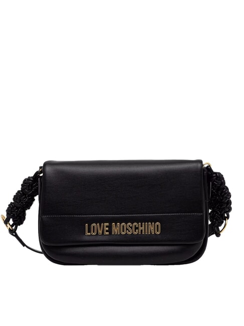 LOVE MOSCHINO SMART DAILY Borsa a spalla con intreccio Nero - Borse Donna