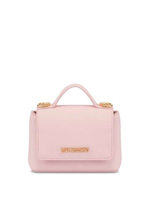 LOVE MOSCHINO SPARKLE Borsa mini con applicazioni gioiello cipria - Borse Donna
