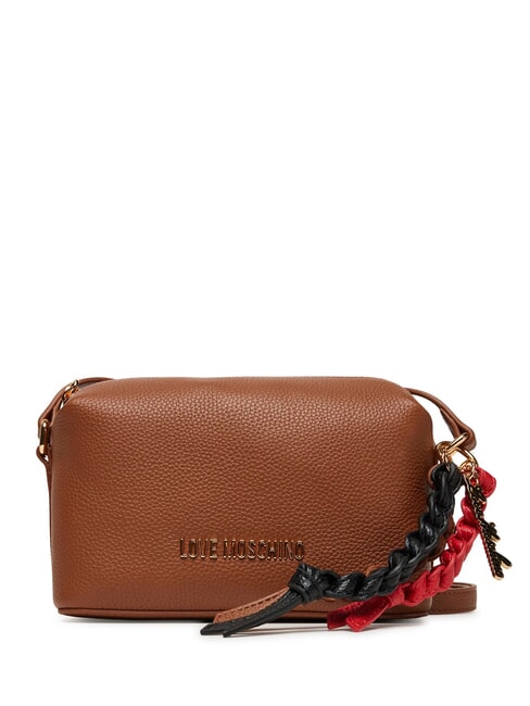 LOVE MOSCHINO LEGACY Borsa camera case con charms cammello2 - Borse Donna