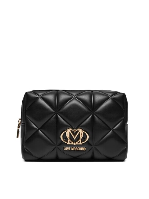 LOVE MOSCHINO QUILTED Pochette trapuntata Nero - Borse Donna