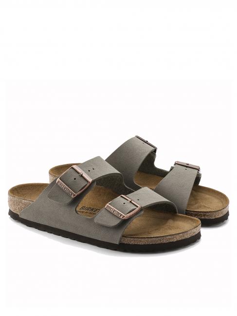 BIRKENSTOCK ARIZONA Sandalo in nabuk stone - Scarpe Uomo