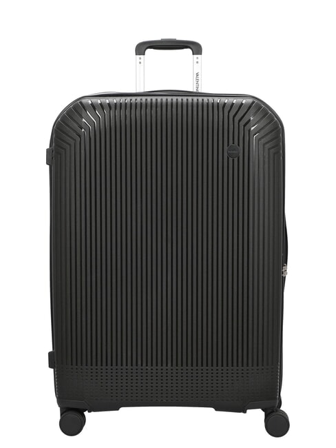 MARIO VALENTINO WOOD Trolley misura grande nero - Trolley Rigidi