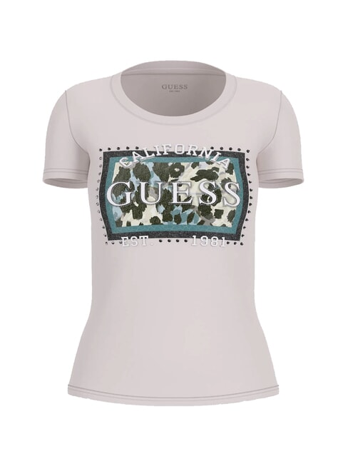 GUESS ANIMALIER  Maglietta muted stone - T-shirt e Top Donna