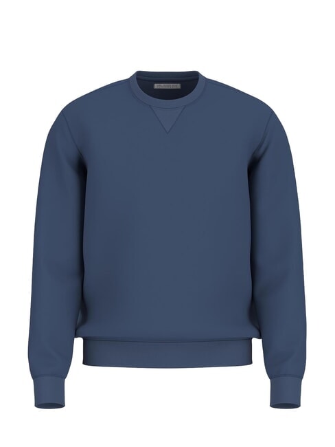 GUESS EMBRO ON SLEEVE  Felpa in misto cotone endless blue - Felpe Uomo