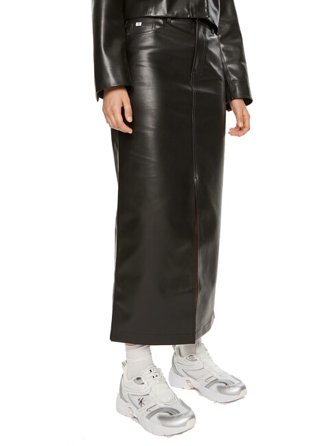 CALVIN KLEIN CK JEANS Gonna lunga ck black - Gonne Donna