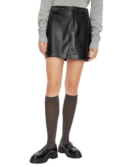 CALVIN KLEIN CK JEANS Minigonna morbida ck black - Gonne Donna