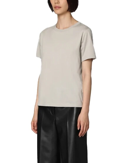 CALVIN KLEIN CK T-shirt girocollo a maniche corte sand pebble - T-shirt e Top Donna