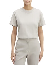 CALVIN KLEIN CK T-shirt manica corta cut-out schiena sand pebble - T-shirt e Top Donna - 1