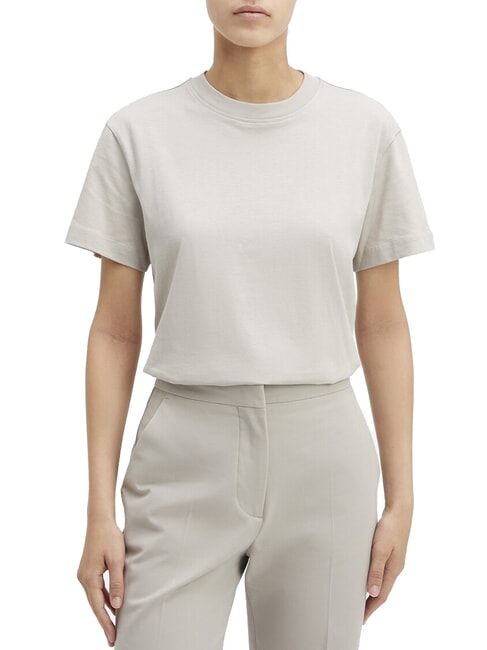 CALVIN KLEIN CK T-shirt manica corta cut-out schiena sand pebble - T-shirt e Top Donna
