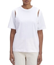 CALVIN KLEIN CK T-shirt cut-out a maniche corte - T-shirt e Top Donna