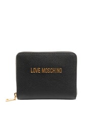 LOVE MOSCHINO LETTERING Portafoglio zip around - Portafogli Donna