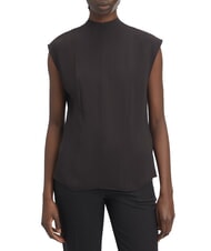 CALVIN KLEIN CK Camicia blusa a manica corta in viscosa - Camicie Donna