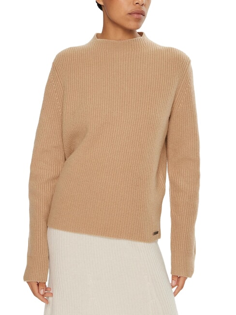 CALVIN KLEIN CK Maglione in lana relaxed fit amphora - Maglie Donna