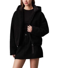 CALVIN KLEIN CK JEANS Giacca in pile full zip con cappuccio - Giacche Donna