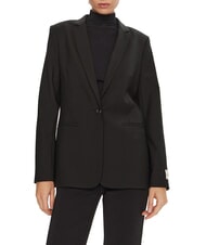 CALVIN KLEIN CK Giacca blazer un bottone misto lana - Giacche Donna