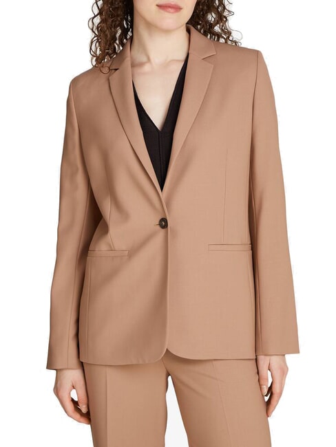 CALVIN KLEIN CK Giacca blazer un bottone misto lana amphora - Giacche Donna