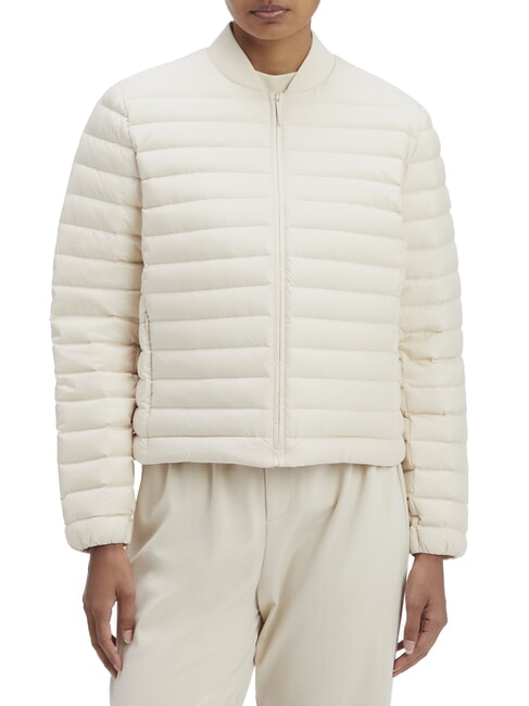 CALVIN KLEIN CK Piumino trapuntato corto leggero sand pebble - Jeans Donna