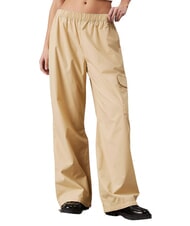 CALVIN KLEIN CK JEANS Pantaloni cargo in cotone pale khaki - Pantaloni Donna - 1